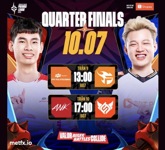 TRỰC TIẾP VÒNG QUARTER FINALS APL 2026 NGÀY 10/07 2 Screenshot 2026 07 10 130926
